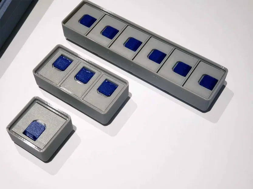 Hộp đựng Gridfinity 1xY có ngăn chia và nắp có tab V2.1 (Cao 3U, 6U, 9U) - Image 7