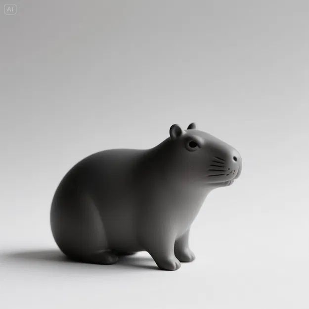 Tượng Capybara Dễ Thương - Image 1