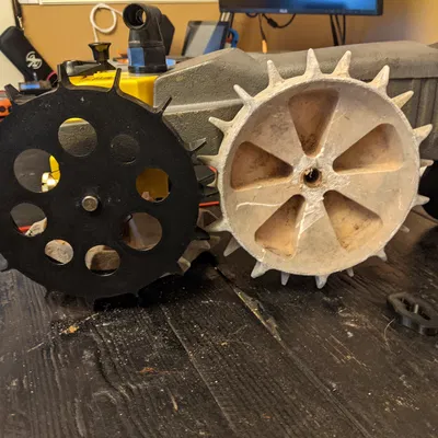 Bánh Xe Chính Máy Phun Nước Hình Máy Kéo Nelson