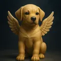 Cún Thiên Thần Có Cánh - Mô Hình 3D - Thumbnail 1