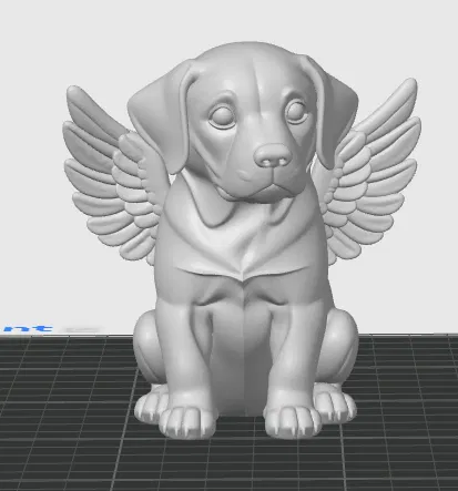 Cún Thiên Thần Có Cánh - Mô Hình 3D - Image 6