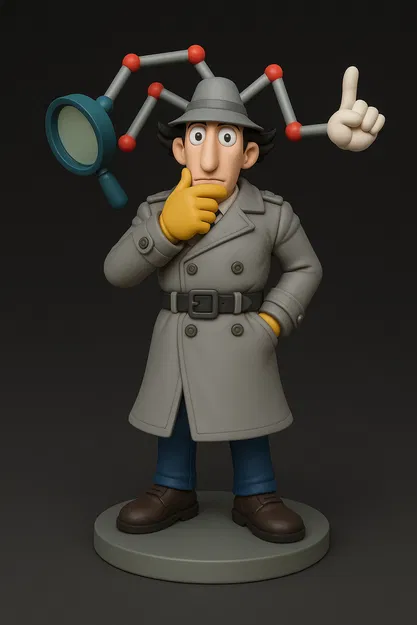 Mô hình 3D Thanh tra Gadget - Image 1