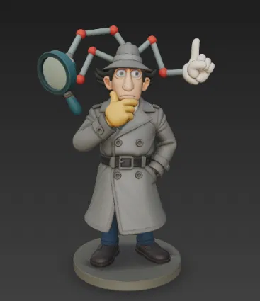 Mô hình 3D Thanh tra Gadget - Image 2