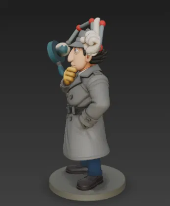 Mô hình 3D Thanh tra Gadget - Image 3