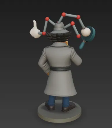 Mô hình 3D Thanh tra Gadget - Image 4