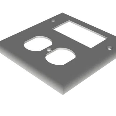 DecoEdge: Nắp Ốp Tường Ổ Cắm – Vỏ 1, 2 và 3 Modul