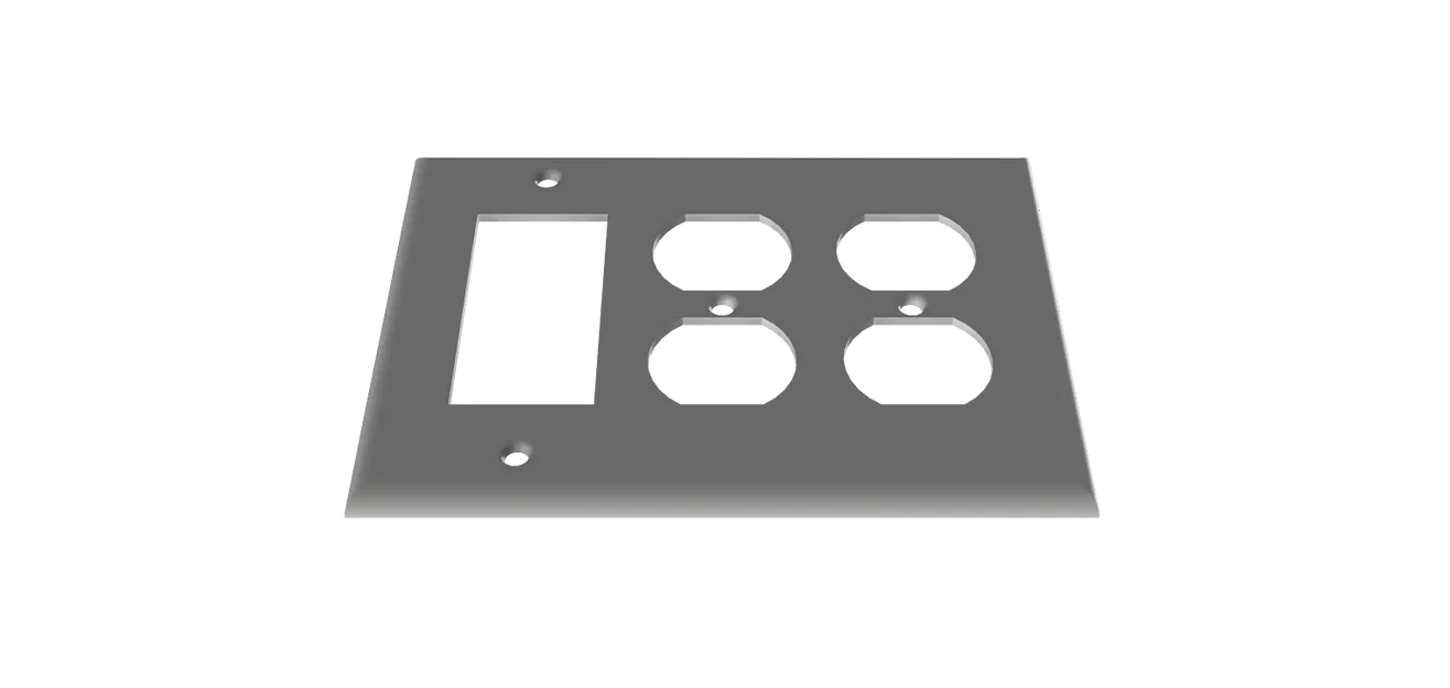 DecoEdge: Nắp Ốp Tường Ổ Cắm – Vỏ 1, 2 và 3 Modul - Image 4