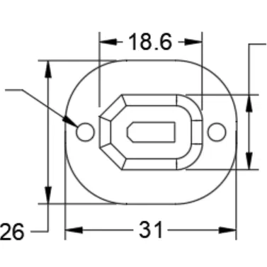 AMASS XT30U-F Panel Mount