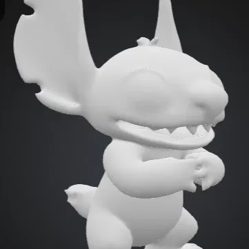 Mô hình 3D Stich được tạo bởi AI