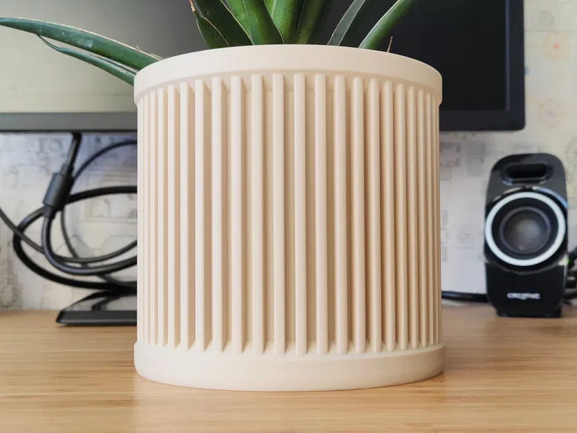 Chậu cây hình máy chiếu & Bình hoa - Thiết kế chế độ Vase mode - Image 1