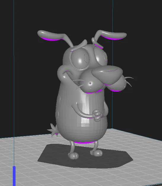 Mô hình 3D Chú Chó Nhút Nhát Courage - Image 2