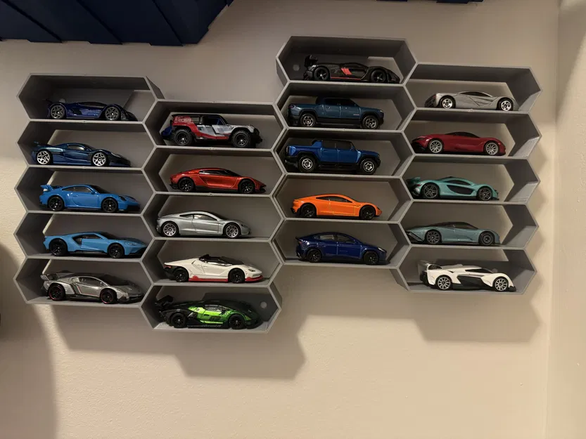 Kệ Chữ Nhật Để Xe Hot Wheels - Image 1