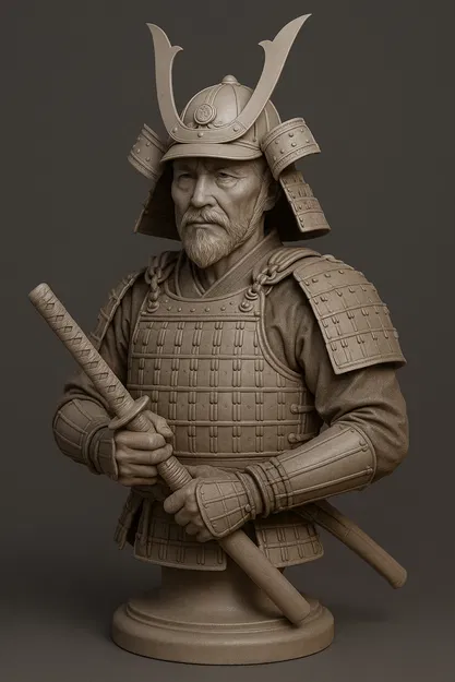 Tượng Samurai (STL) - Image 1