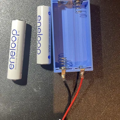 Hộp Đựng Pin AAA Cho Đầu Nối PH 2.0 Bambu Lab