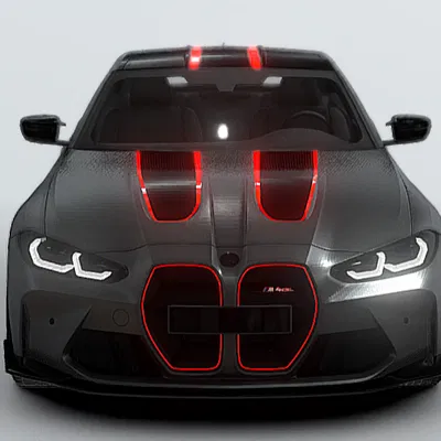 Mô hình 3D BMW M4 csl