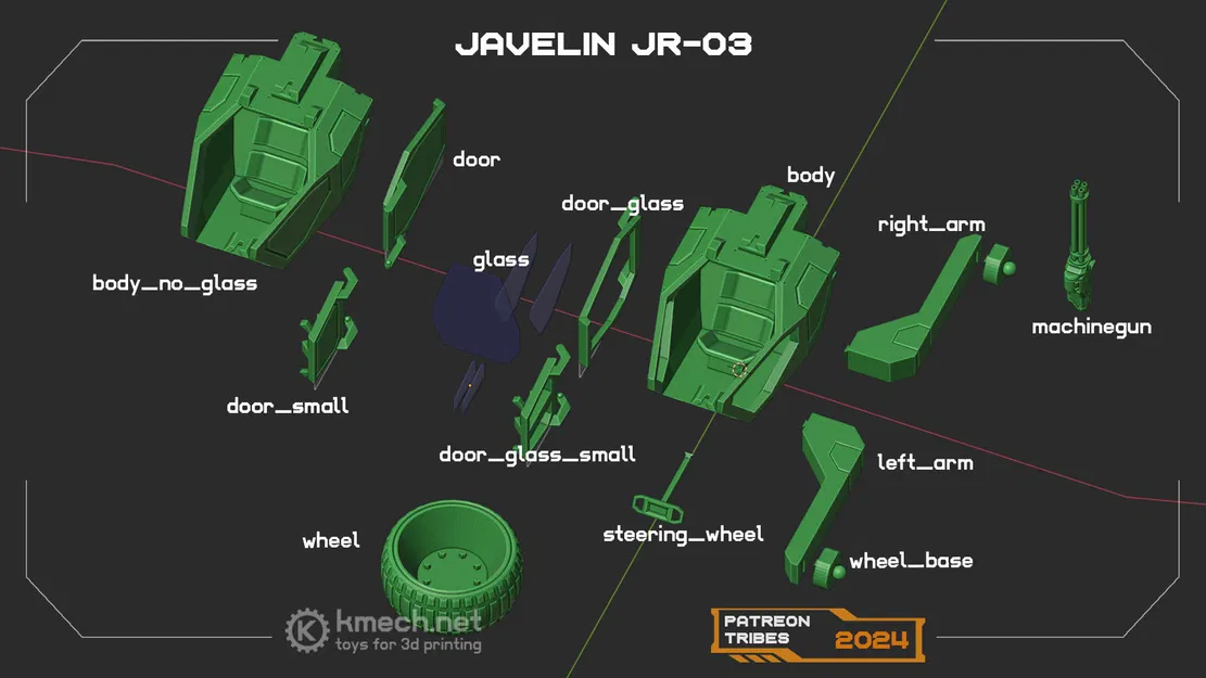 Mô hình JAVELIN Rover JR03 - Image 5