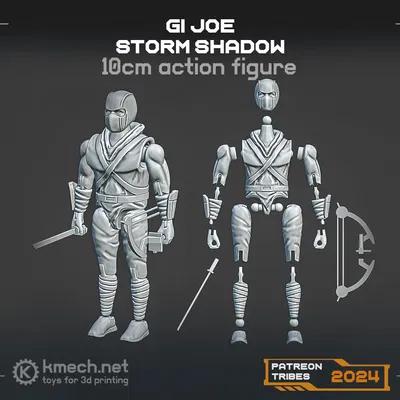 Mô Hình Hành Động GI JOE Storm Shadow