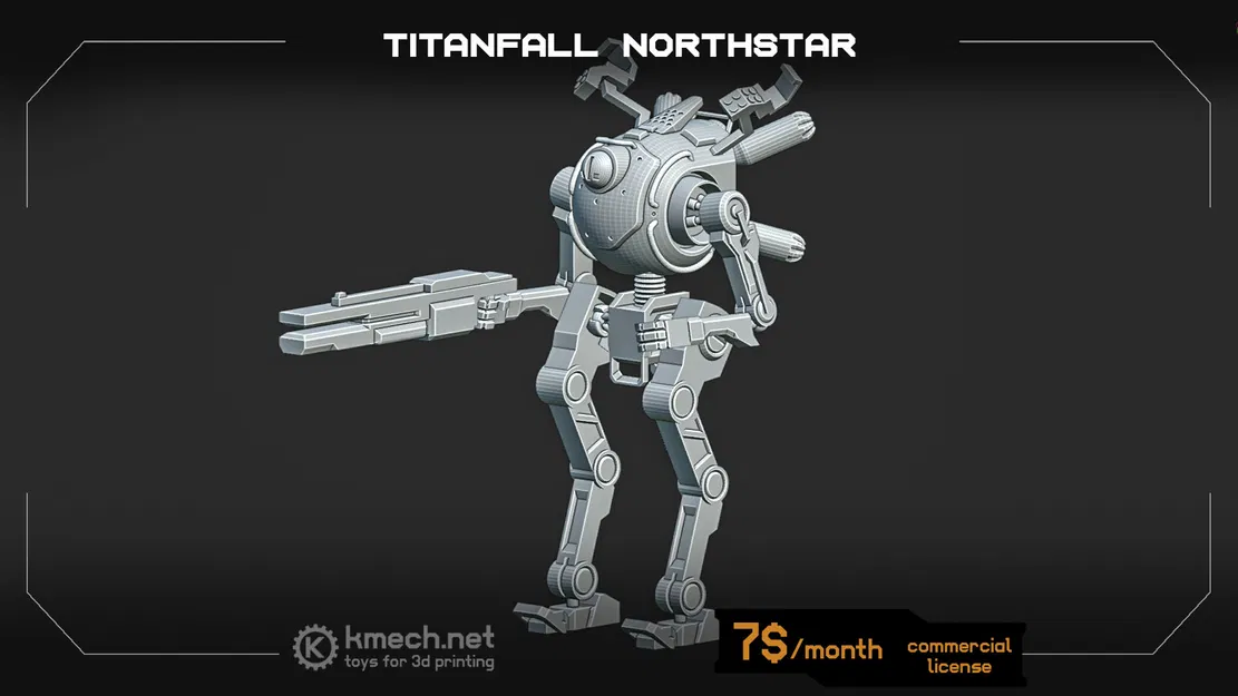 Mô hình Titanfall Northstar Mech Cao 20cm Có Khớp - Image 1
