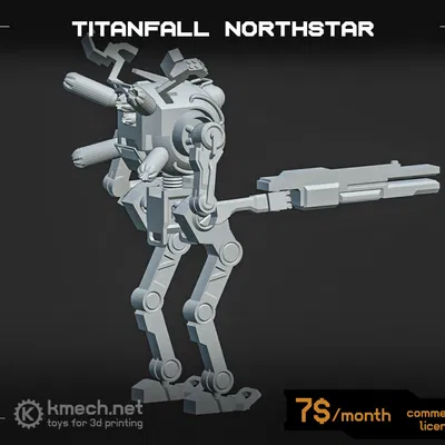 Mô hình Titanfall Northstar Mech Cao 20cm Có Khớp