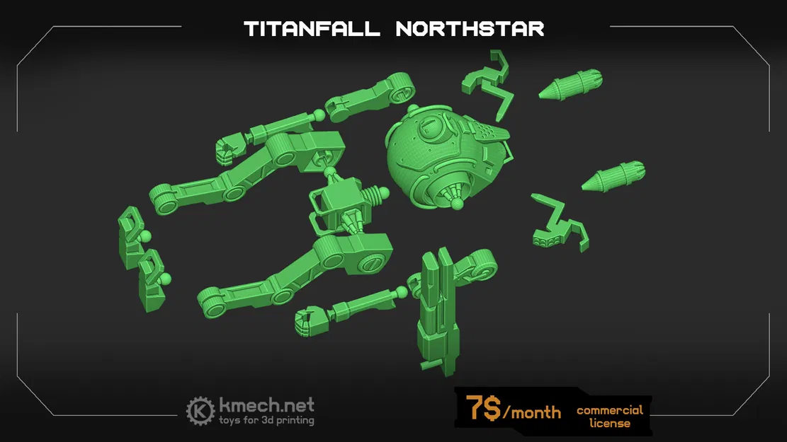 Mô hình Titanfall Northstar Mech Cao 20cm Có Khớp - Image 4
