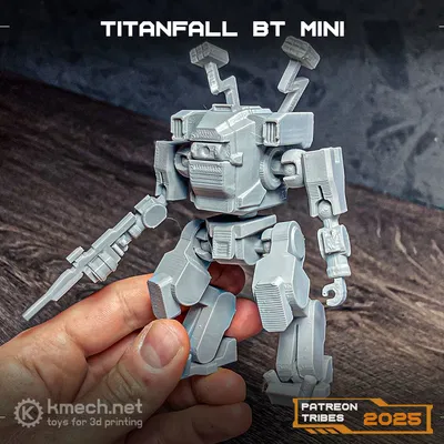 Mech Titanfall BT mini (Robot Khớp Nối Cao 10cm)