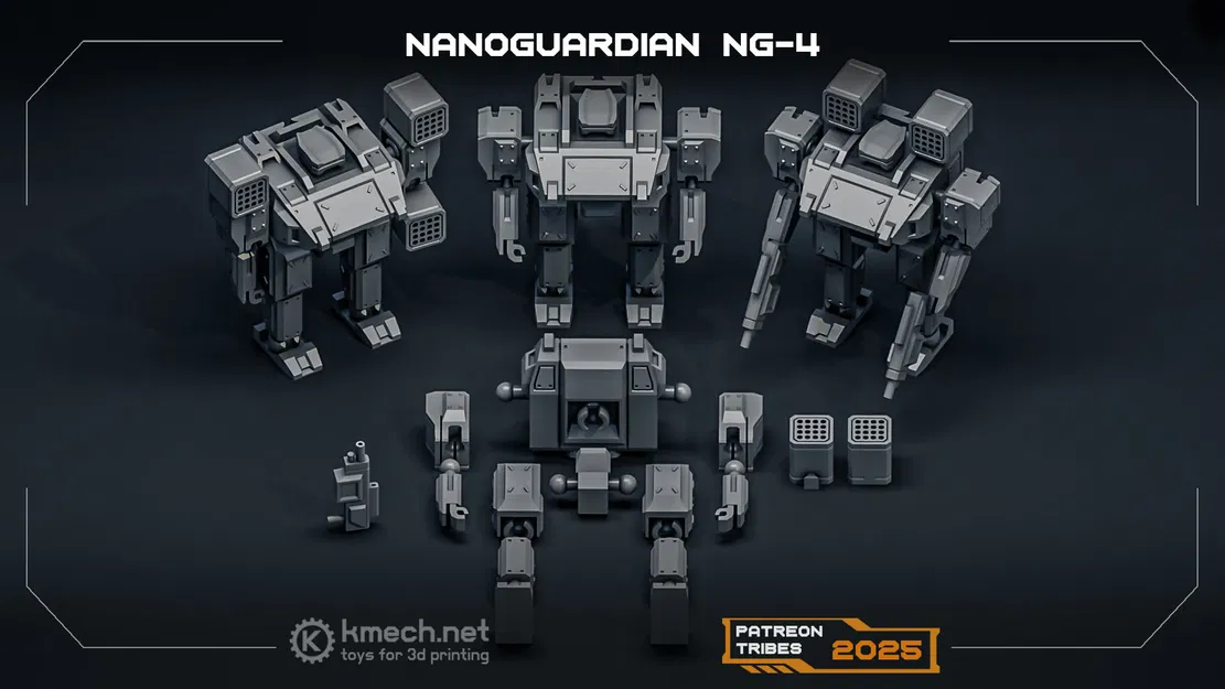 Mech Modular NG 4 - Mô Hình Robot Khoa Học Viễn Tưởng 10cm - Image 1