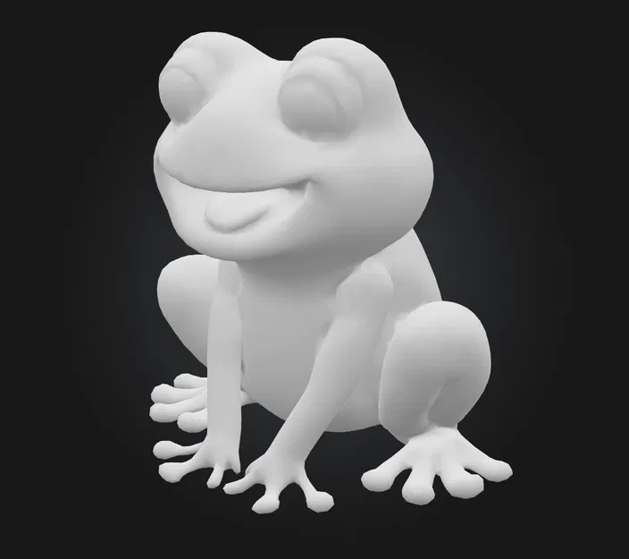 Chú Ếch Vui Vẻ - Mẫu 3D Phong Cách Hoạt Hình - Image 5