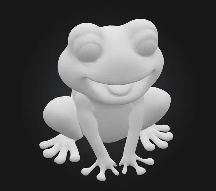 Chú Ếch Vui Vẻ - Mẫu 3D Phong Cách Hoạt Hình - Image 6