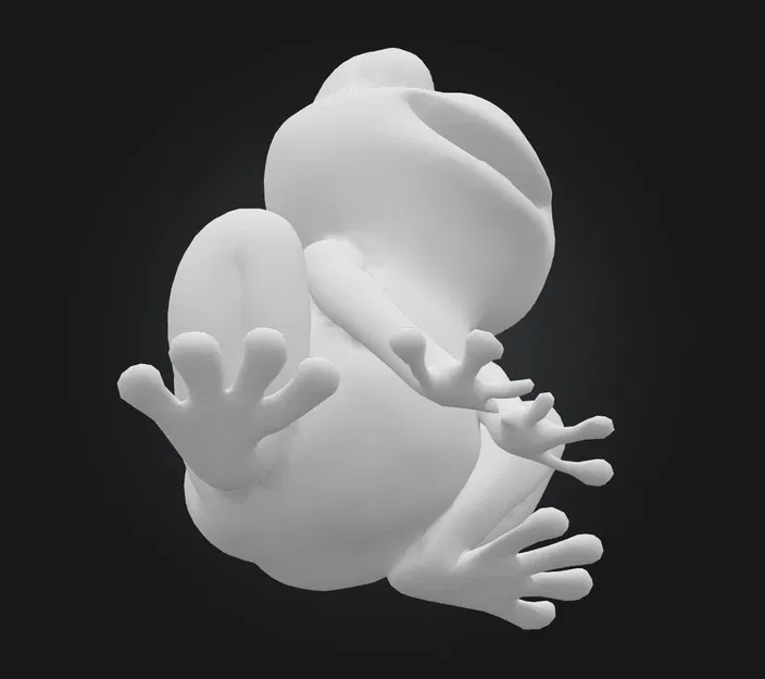 Chú Ếch Vui Vẻ - Mẫu 3D Phong Cách Hoạt Hình - Image 8