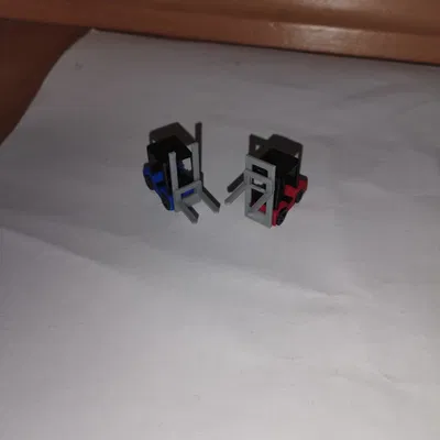 Mô Hình Xe Nâng H0 1:87 Để Lắp Ráp