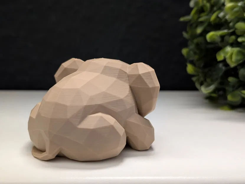 Mô Hình Voi Ngủ Phong Cách Low Poly - Image 5