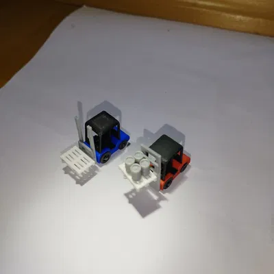 Mô Hình Xe Nâng H0 1:87 Để Lắp Ráp