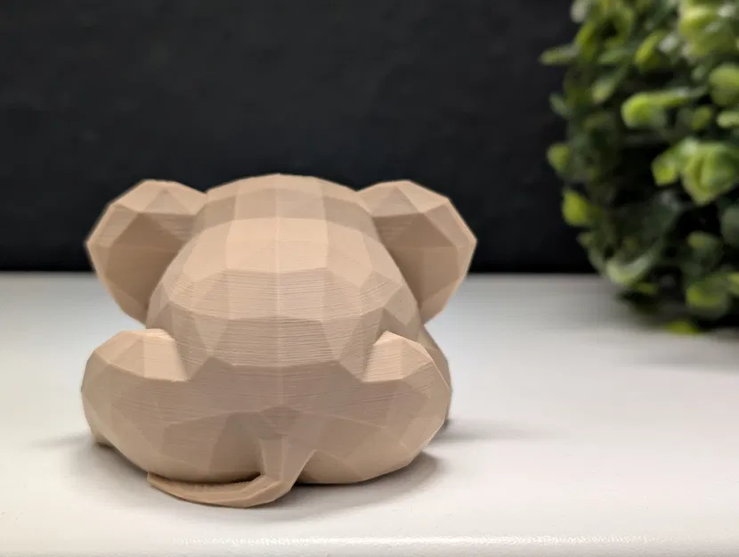 Mô Hình Voi Ngủ Phong Cách Low Poly - Image 6