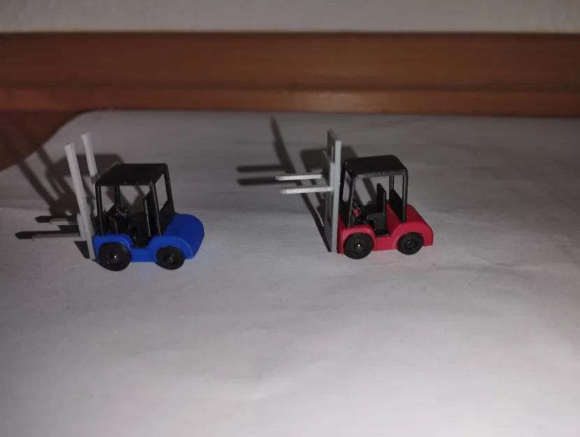 Mô Hình Xe Nâng H0 1:87 Để Lắp Ráp - Image 6