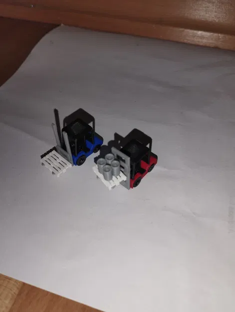 Mô Hình Xe Nâng H0 1:87 Để Lắp Ráp - Image 7