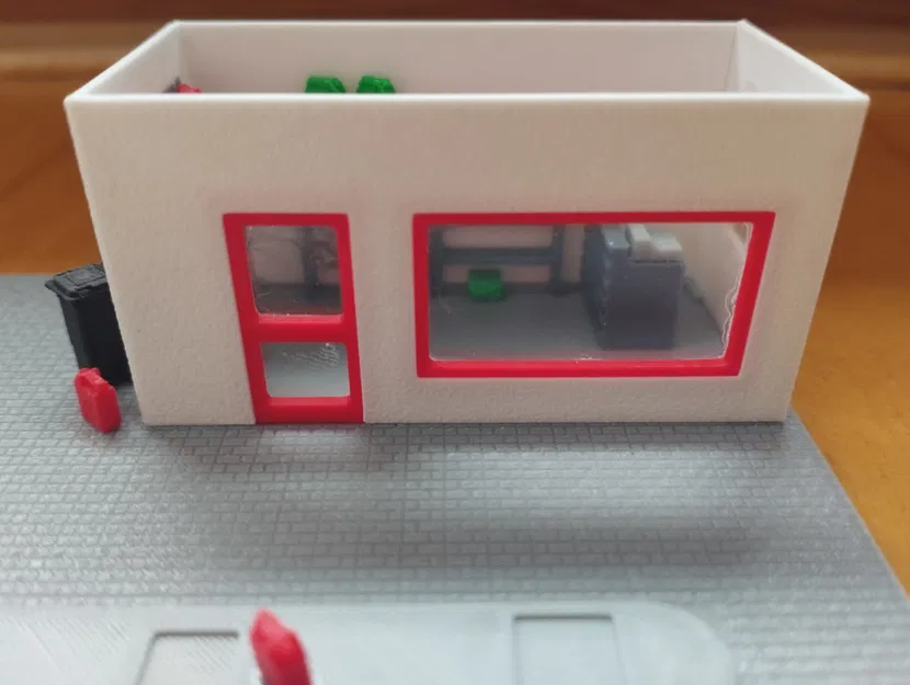 Trạm xăng H0 / Tỷ lệ 1:87 - Image 5