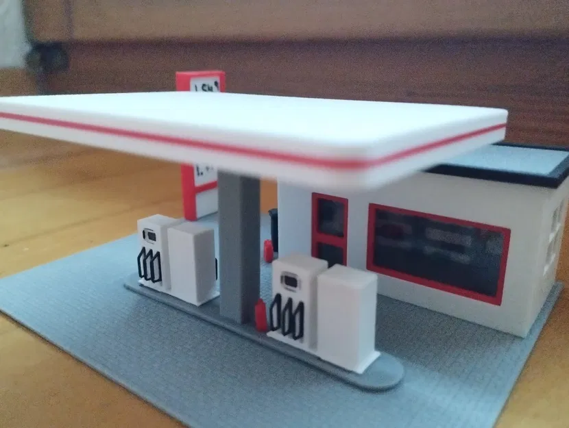 Trạm xăng H0 / Tỷ lệ 1:87 - Image 13