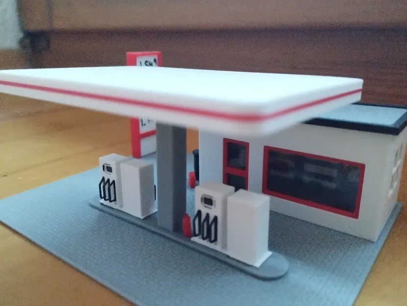 Trạm xăng H0 / Tỷ lệ 1:87 - Image 14