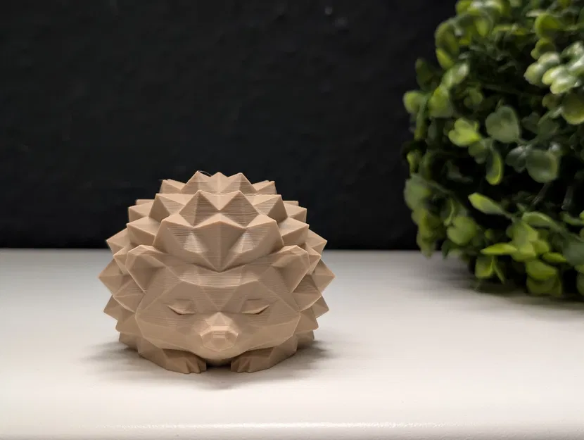 Mô Hình Nhím Ngủ Tý Hon Low Poly - Image 2