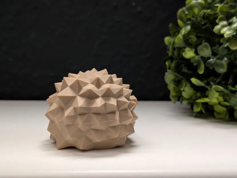 Mô Hình Nhím Ngủ Tý Hon Low Poly - Image 7