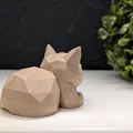 Mèo Ngủ Phong Cách Low Poly - Thumbnail 5