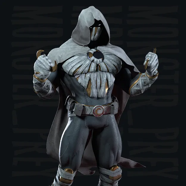Mô hình Moon Knight 3D Miễn Phí - Image 1