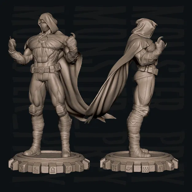 Mô hình Moon Knight 3D Miễn Phí - Image 5