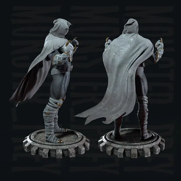 Mô hình Moon Knight 3D Miễn Phí - Image 7
