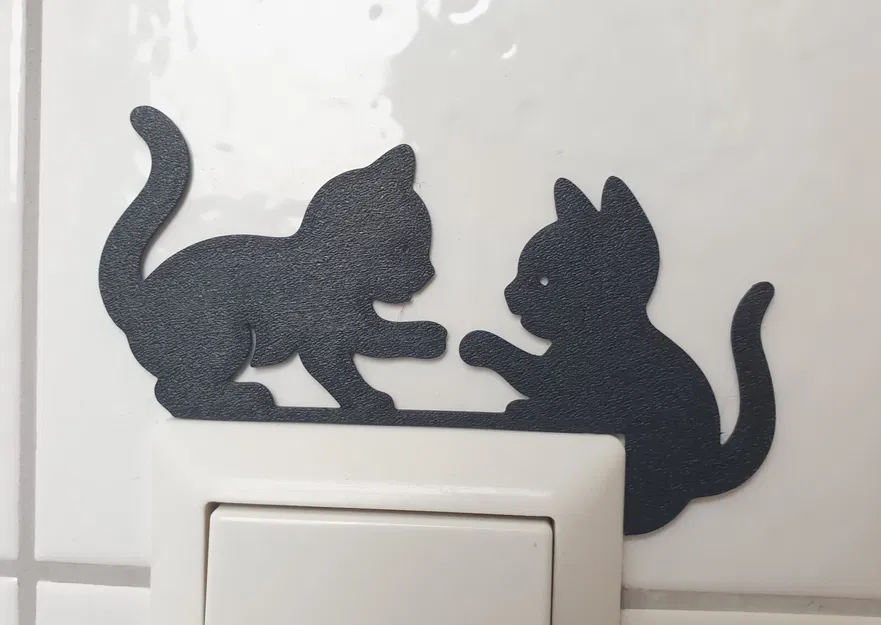 Trang Trí Công Tắc Đèn (Mèo Vồ Ếch) - Image 1