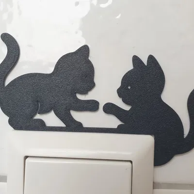 Trang Trí Công Tắc Đèn (Mèo Vồ Ếch)