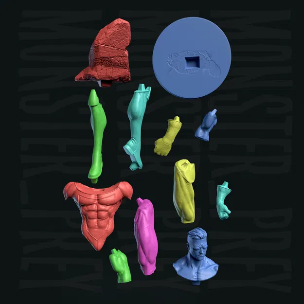 Mẫu In 3D Miễn Phí Siêu Anh Hùng Invincible - Image 7