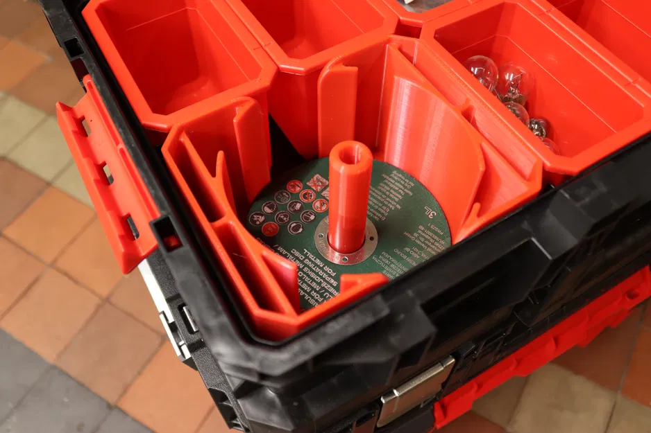 Hộp Đựng Phụ Kiện Máy Mài Góc QBRICK SYSTEM TWO INSERT 125mm - Image 1