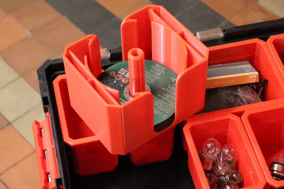 Hộp Đựng Phụ Kiện Máy Mài Góc QBRICK SYSTEM TWO INSERT 125mm - Image 2