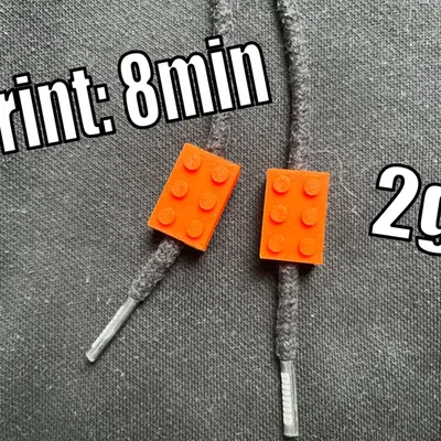 Hạt Dây Rút Hoodie Hình Gạch Mini